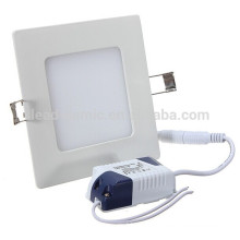 New arrival Manufacturer supplier aluminum round dimmable 120degree good quality 240v 2835 smd square panel led downlight